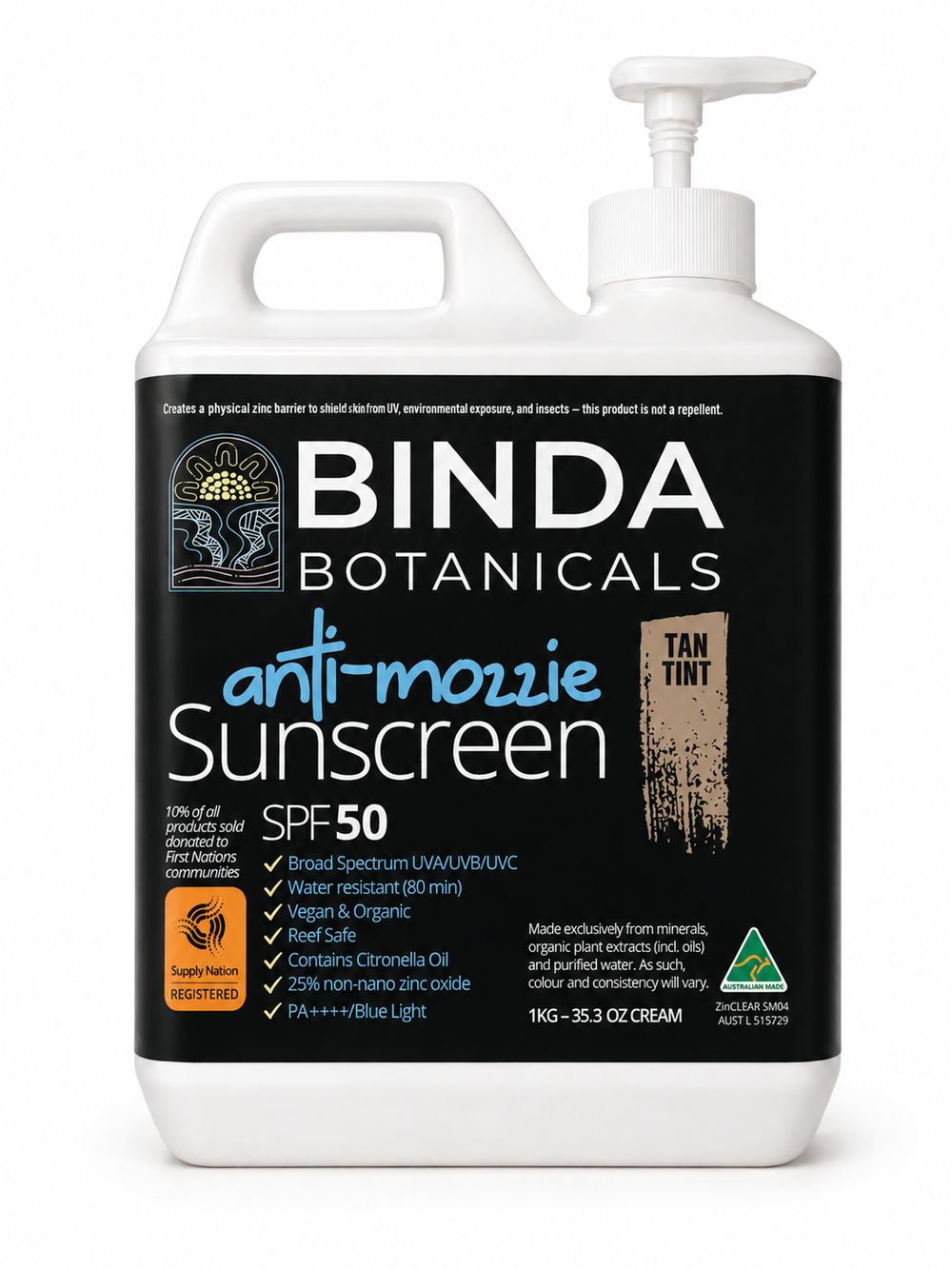 BINDA Anti-Mozzie Sunscreen SPF50 1kg